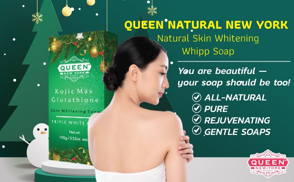QUEEN NATURAL NEW YORK QUEEN KOJIC MAX & Glutathione