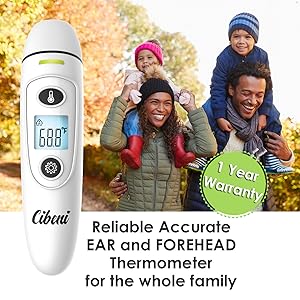 Thermometer for Adults Forehead and Ear