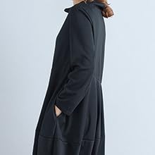 かわいいチュニック ユッタリワンピース 大人カジュアル 秋服 秋物 オータム キレイめ 綺麗目 キレイ目 キヤセ 着_せ オフィスカジュアル グレー