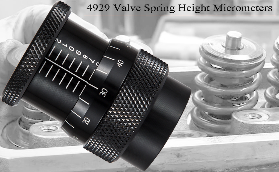 4929 Valve Spring Height Micrometer Measurer Tool, 1.600"2.200" Height