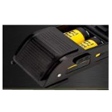 yellow twin foot pump