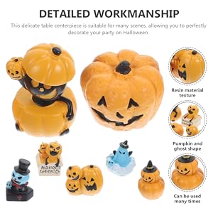 Amazon.co.jp: CIMAXIC 7個 ハロウィン 飾り手作りミニモデル
