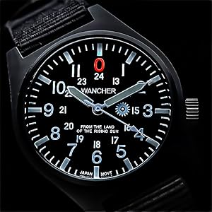 Amazon | WANCHER メンズ腕時計 GURKHA3（グルカ）PVD スーパー