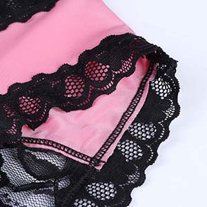 Sexy Lace Panties for Women Bowknot Briefs Midnight Lingerie