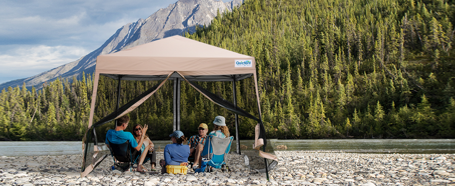 Natto　1001 Amazon.com : Quictent 9'x9' Pop up Screened Canopy Tent with