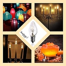 look for Soulight best Value 15W bulbs), Chandeliers, electric welcome candle, candle warmers, wax 