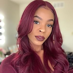 Middle Part Closure Wig