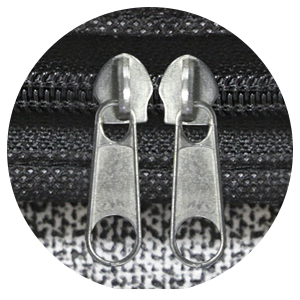 Double 5# Metal Zippers