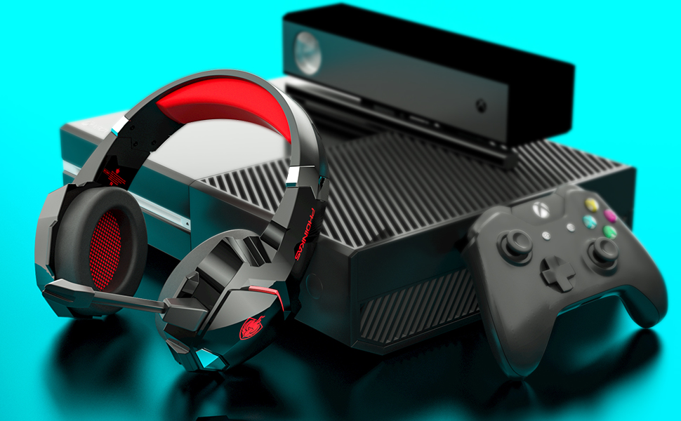 PHOINIKAS Gaming Headset, Gaming Headset for PS4/PS5/PC/Xbox One/Switch