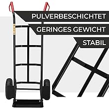 Sackkarre Stahl Metall 100 kg belastbar stabil langlebig