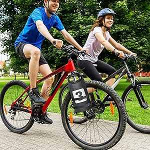 自転車 フォークバッグ ラック不要 ワンタッチ 完全防水 取付具付 4Lペア 自転車 フォークバッグ ラック不要 ワンタッチ 完全防水 取付具