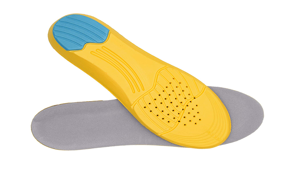 Store2508 Memory Foam Orthotic Sport Insoles Sweat Absorption Pads Padding Running Sport Shoe