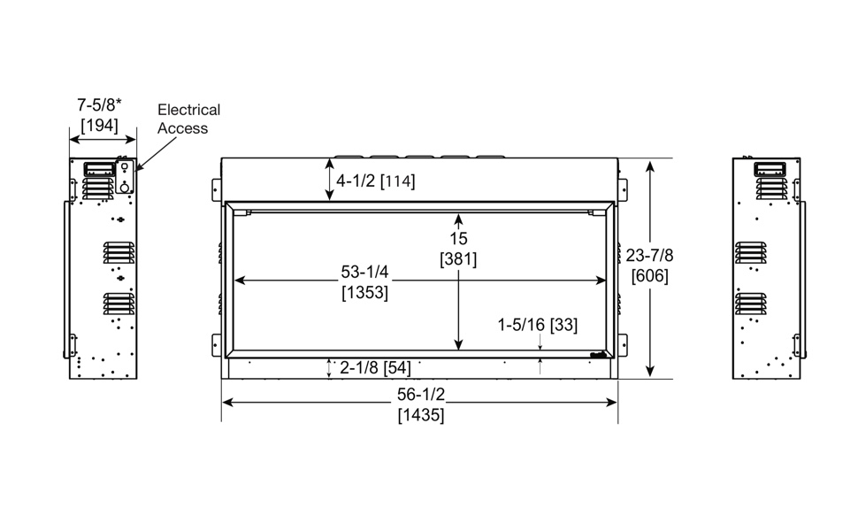 Fireplace Dimensions Floor Plan - Fireplace World