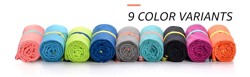Microfibre Towel Quick Dry Gym Pool Fitness Swimming Travel Camping Beach Yoga Pilates Bath Shower