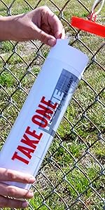 Marketing Holders AD-Tube Outdoor Brochure Flyer Holder