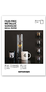 FILM FREE METALLIC GOLD 10 SHEETS