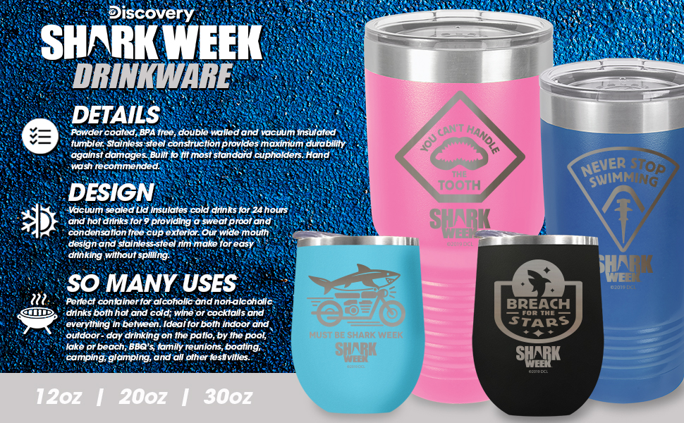 Shark Week ANATOMY OF A GREAT WHITE SHARK Stainless