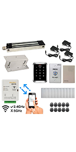 wifi door controller electromagnetic lock push to exit buttons