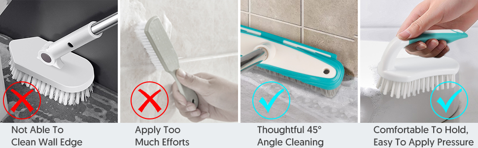 Floor scrub brush