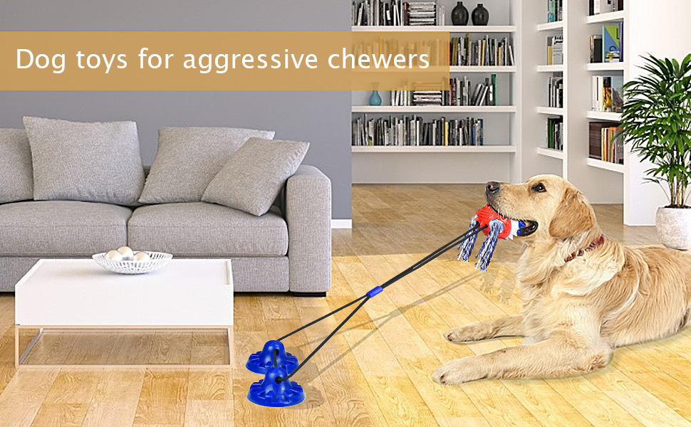 Pet Supplies ELOPAW Dog Toys for Aggressive Chewers Large Breed