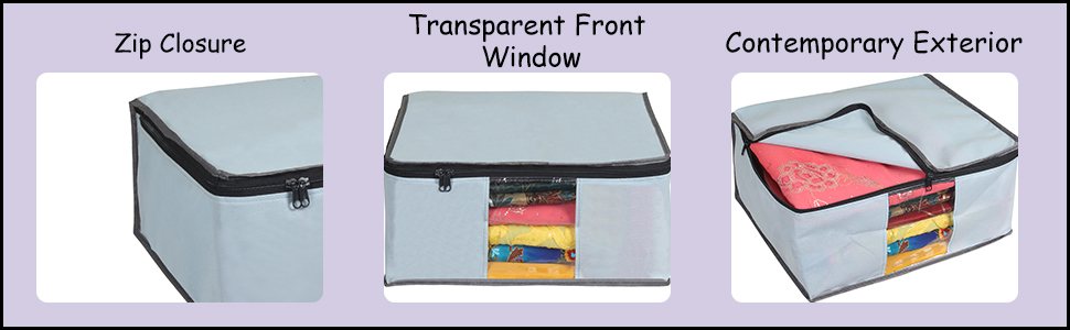 PrettyKrafts Presents Non Woven Saree Cover Storage Bag for Clothes with premium Quality Combo Offer