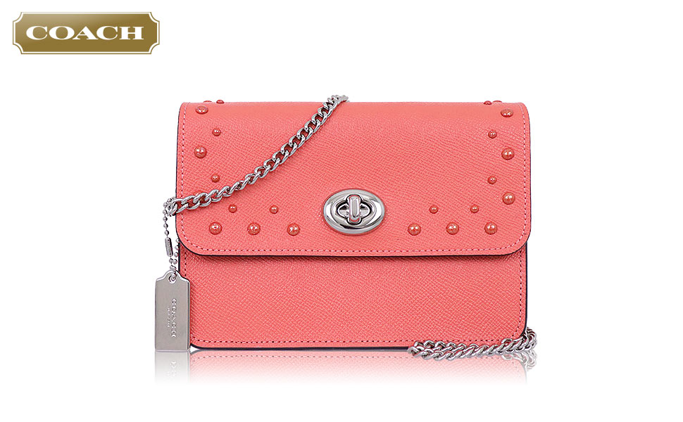 coachのショルダーバック、バスケットタイプ Brandol / COACH コーチ ショルダーバッグ ペース レザー 三日月