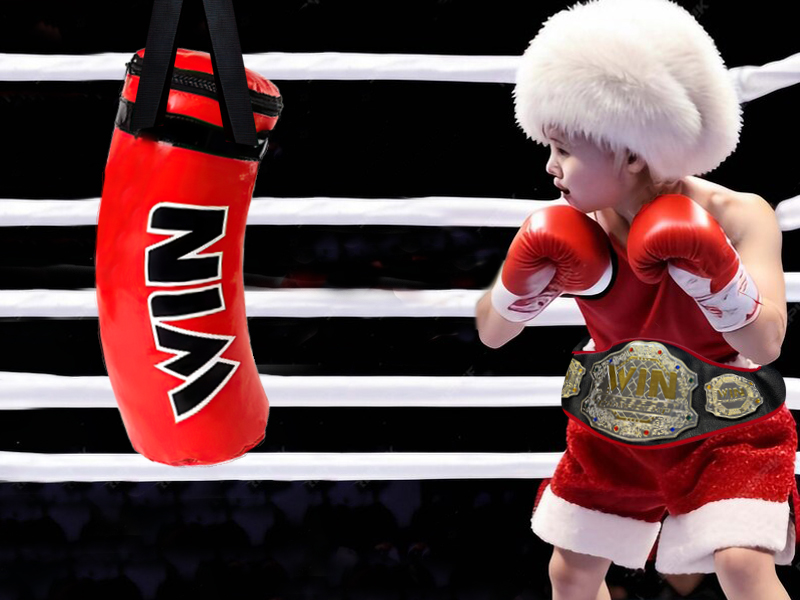 Kids Boxing Playset Thrill Active Playset With Gloves Pad Punching And