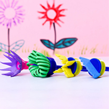 flower painting brushes