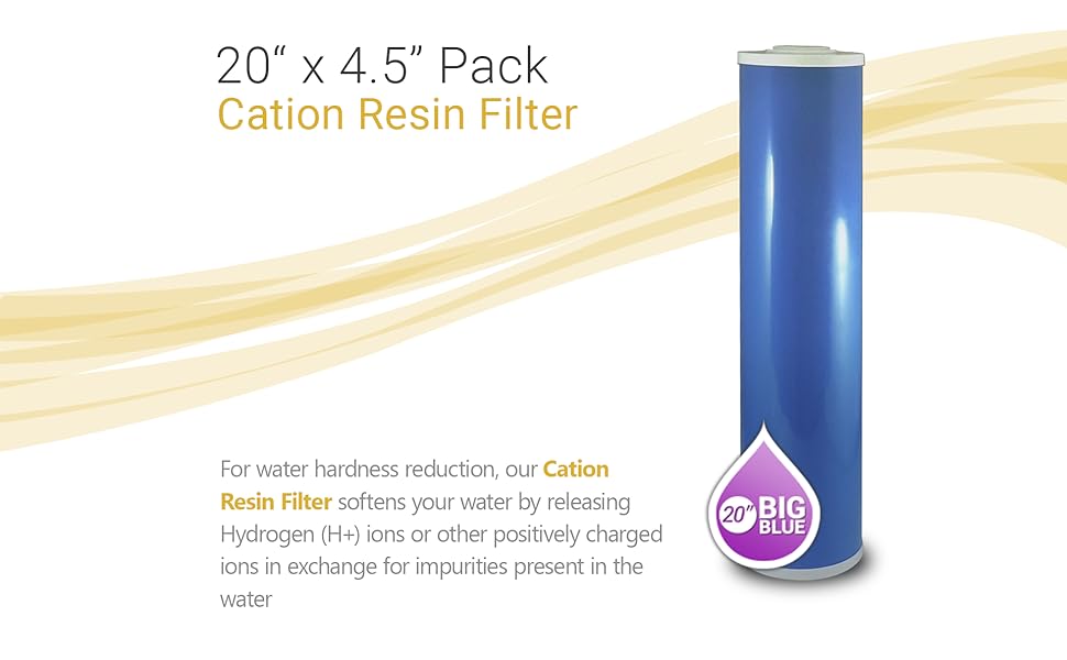 (1 Pack) Calcium, Magnesium TDS Hardness Reduction Water Softening 20