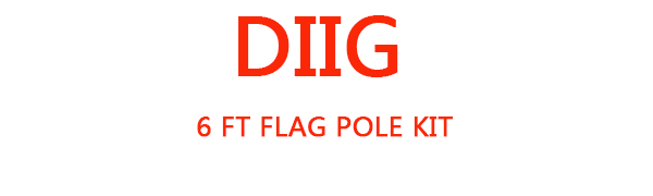 6FT FLAG POLE KIT