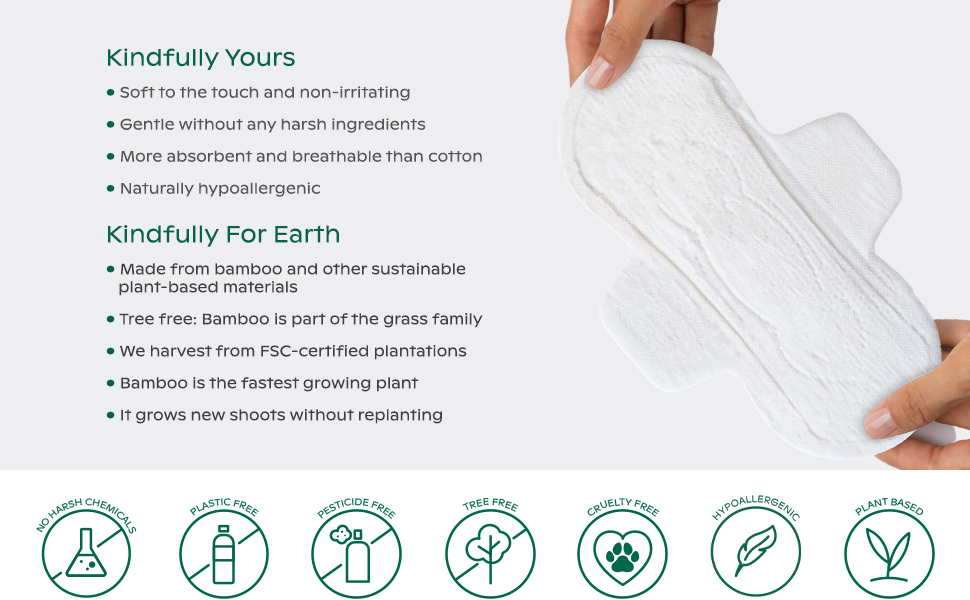 chlorine-free fragrance-free pads