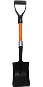 AshmanOnline Garden Tools Ashman Bow Rake (6 Pack) – Heavy Duty 56 Inch Fiberglass Handle, Equipped With Rubber Grip Handle For A Strong Hold When Working – Rust Resistant 31 Ashman Mini Square Shovel