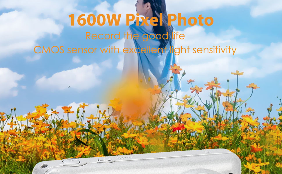 2.4 dans Tragbare Kamera 16x Digitor Zoom 1080p 16MP