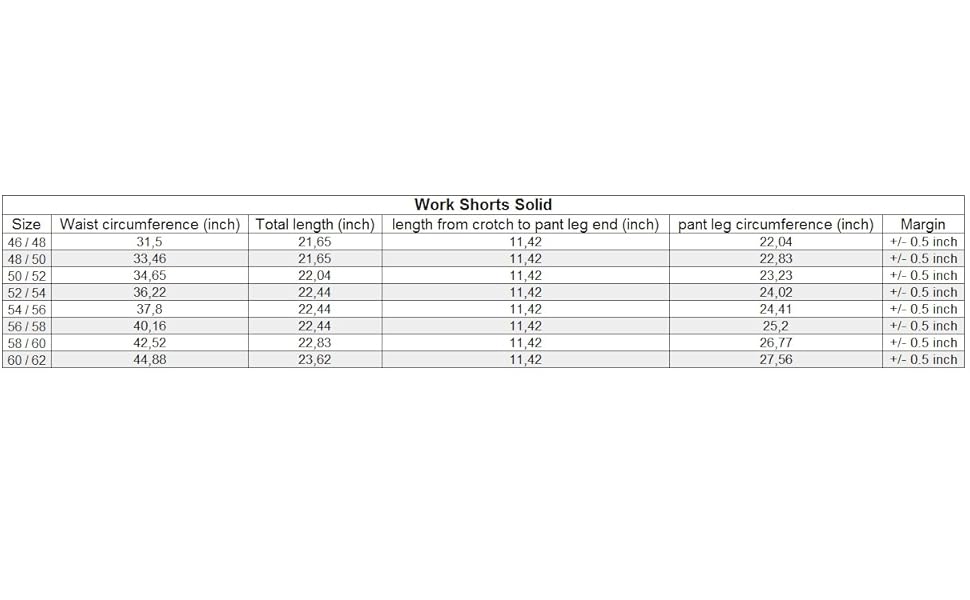 50 inch waist shorts