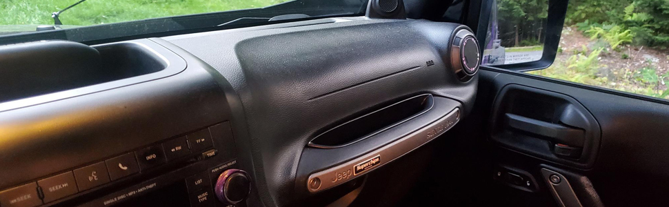 GrabTray Passenger Grab Handle Storage Box for 2011-2018 Jeep Wrangler JK JKU Organizer Tray