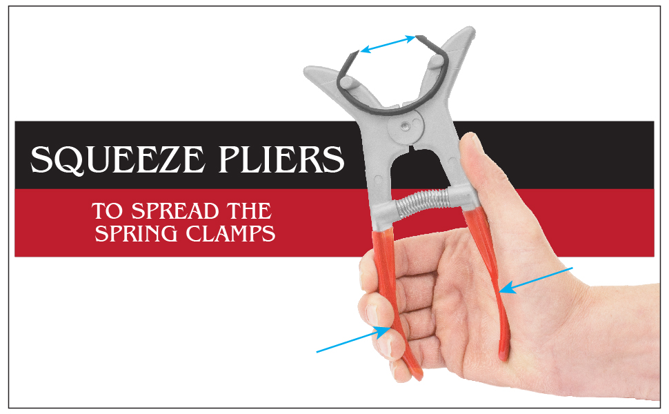 Peachtree Woodworking Supply Spring Miter Clamp 25 Piece Set with 24