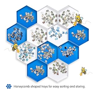 Becko Puzzle Sorting Trays