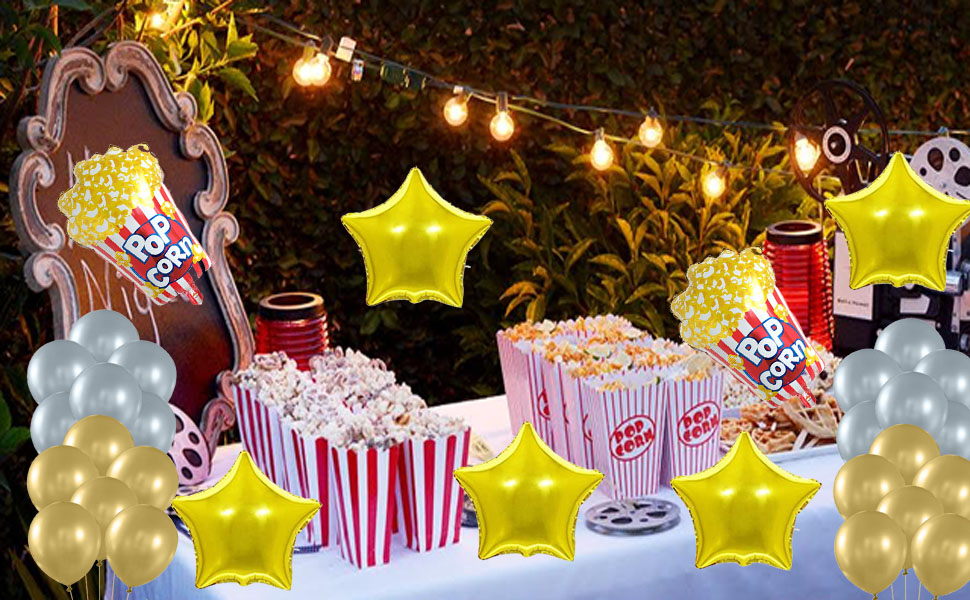 Molecole 48pcs Movie Night Themed Party Decoration Birthday Party Movie Party Supplies For Hollywood Or Movie Time Theme Event Movie Theater Party Party Supplies Toys Games Innovatordiaries Com