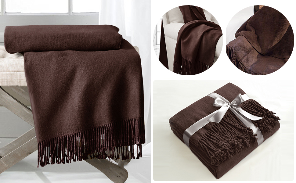 ElleSilk 100 Silk Throw Blanket, Silk Throws, The Highest Grade Mulberry Silk