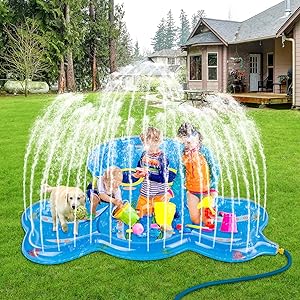 Water toys Sprinkler kids mat splash pad baby pool wading