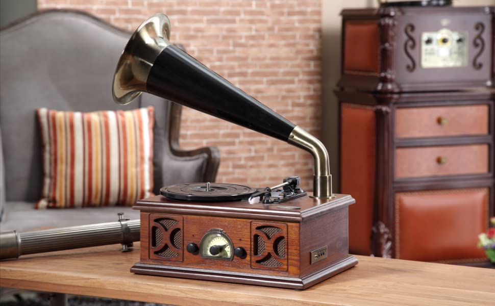 ミュージック LIDO Amazon.com: LoopTone Vinyl Record Player 9 in 1 3 Speed