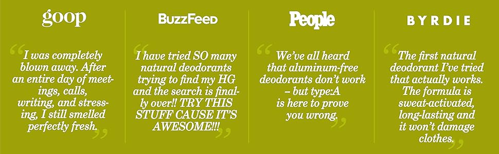 type a deodorant typea natural deodorant nontoxic aluminum free sweat activated technology