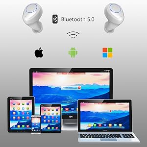 Auriculares Inalámbricos Bluetooth 5.0, YONMIG Auriculares ...