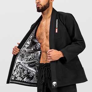 The Punisher black Jiu Jitsu Gi