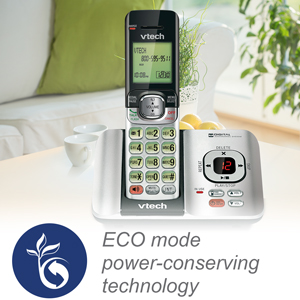 VTech CS6529-4B 4-Handset Cordless Phone with Answering Machine, Caller ID/Call Waiting, DECT 6.0 System, Wall Mountable