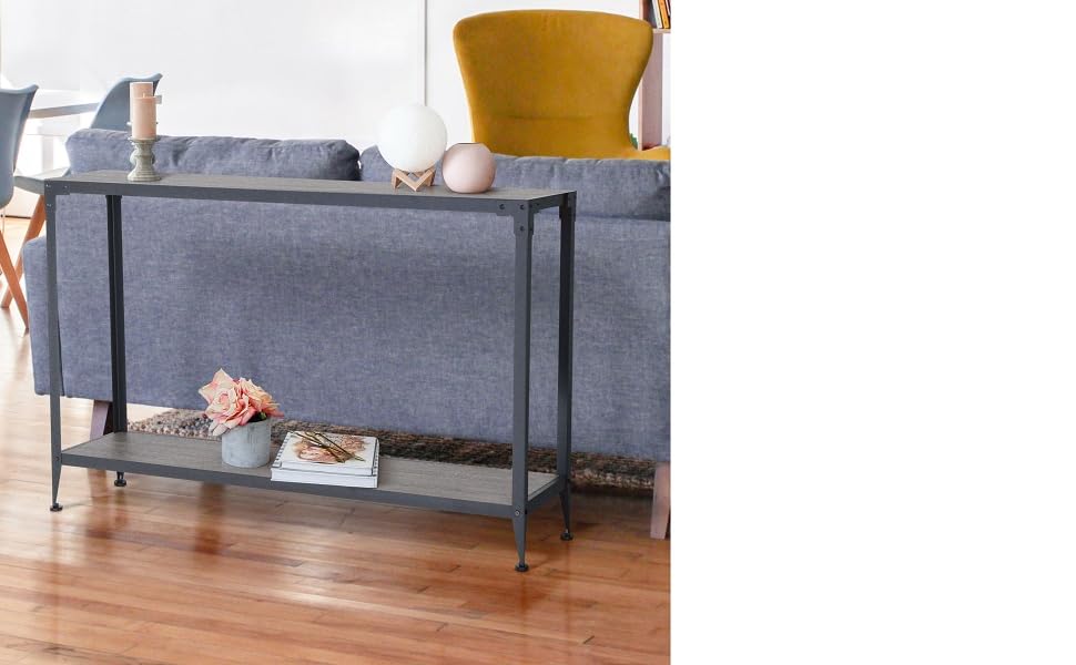 Zenvida Console Sofa Table for Living Room, Hall or Entryway