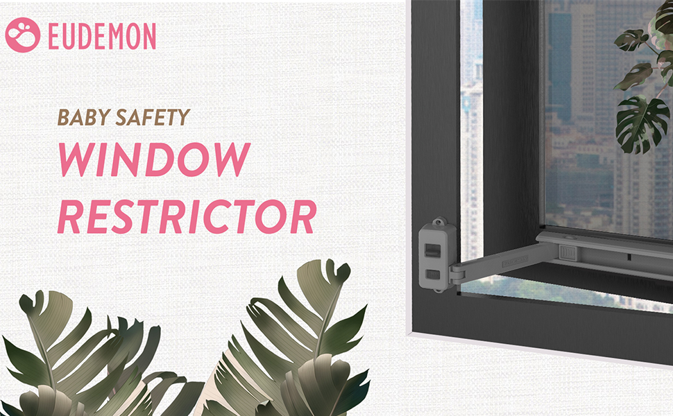 EUDEMON Child Proof Window Lock, Children Protection Window Restrictor