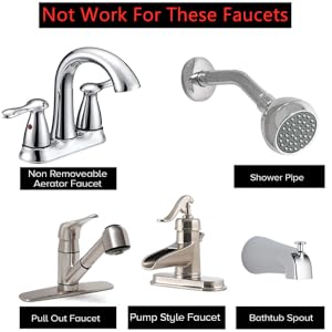 not fit these faucets
