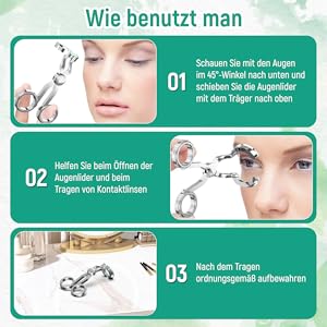 Kontaktlinsen Pinzette für Weiche Linsen