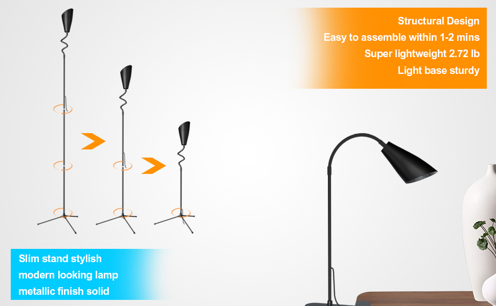 Led Floor Lamp for Eyelash Extensions Craft Task Lamps Floor Standing